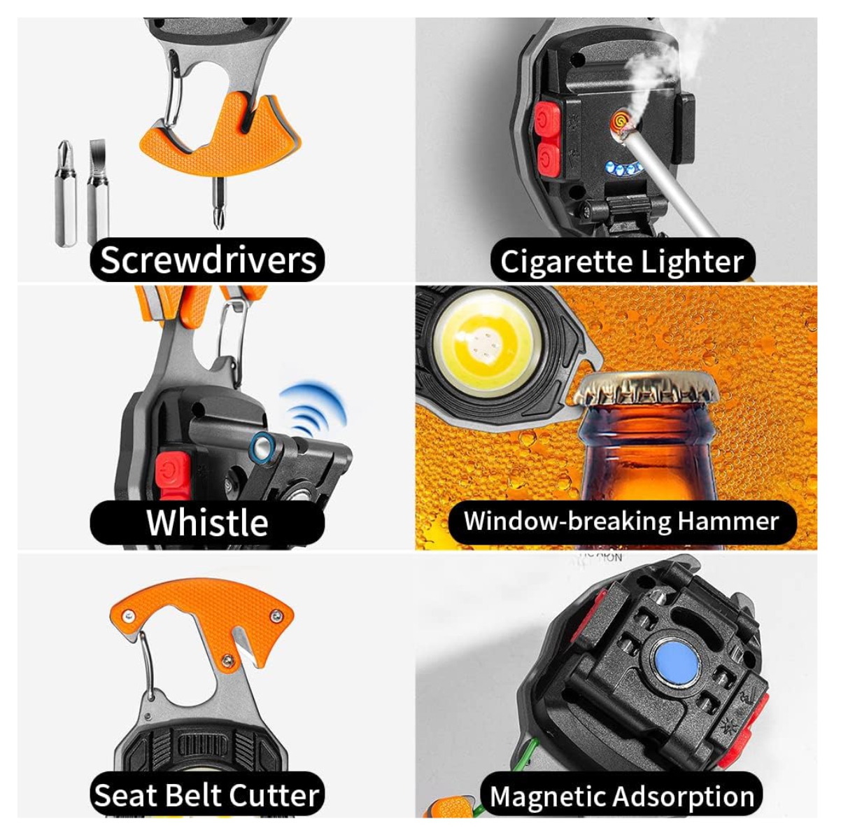 Miniatura 5 de Linterna De Bolsillo encendedor Multiuso